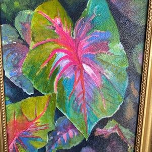 Original painting Watercolor Cadmium s